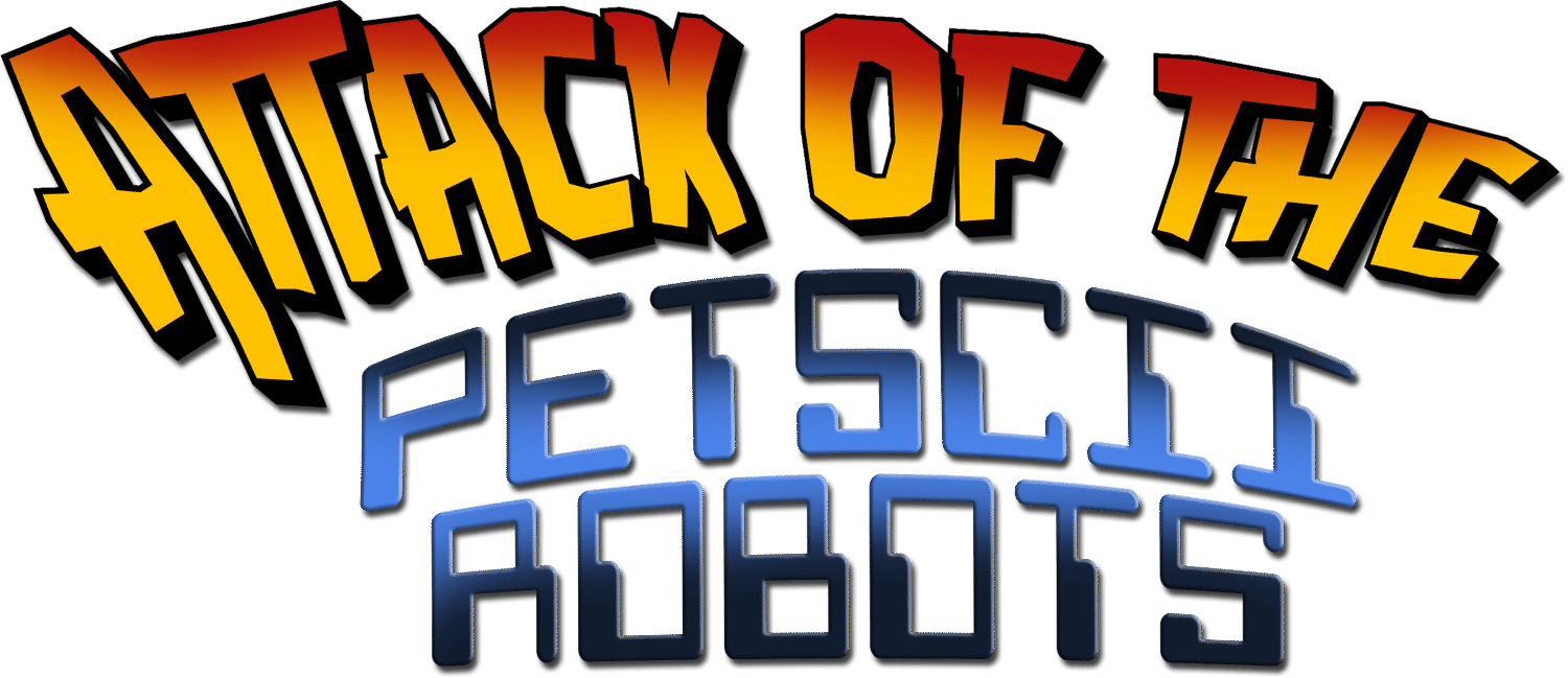 Attack Of The Petscii Robots logo for Commodore 64